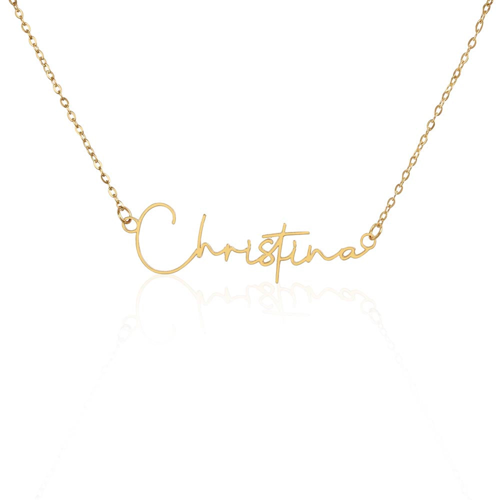 Eternal Elegance - Signature Name Necklace