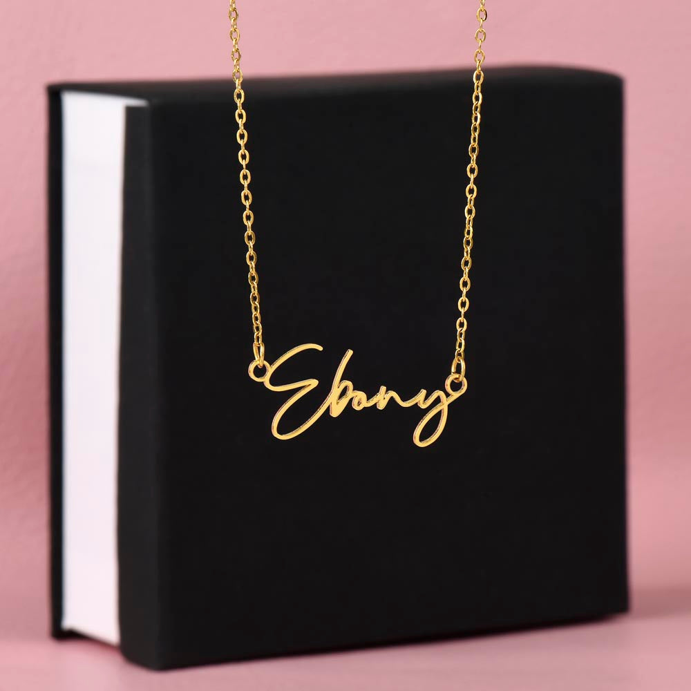 Eternal Elegance - Signature Name Necklace