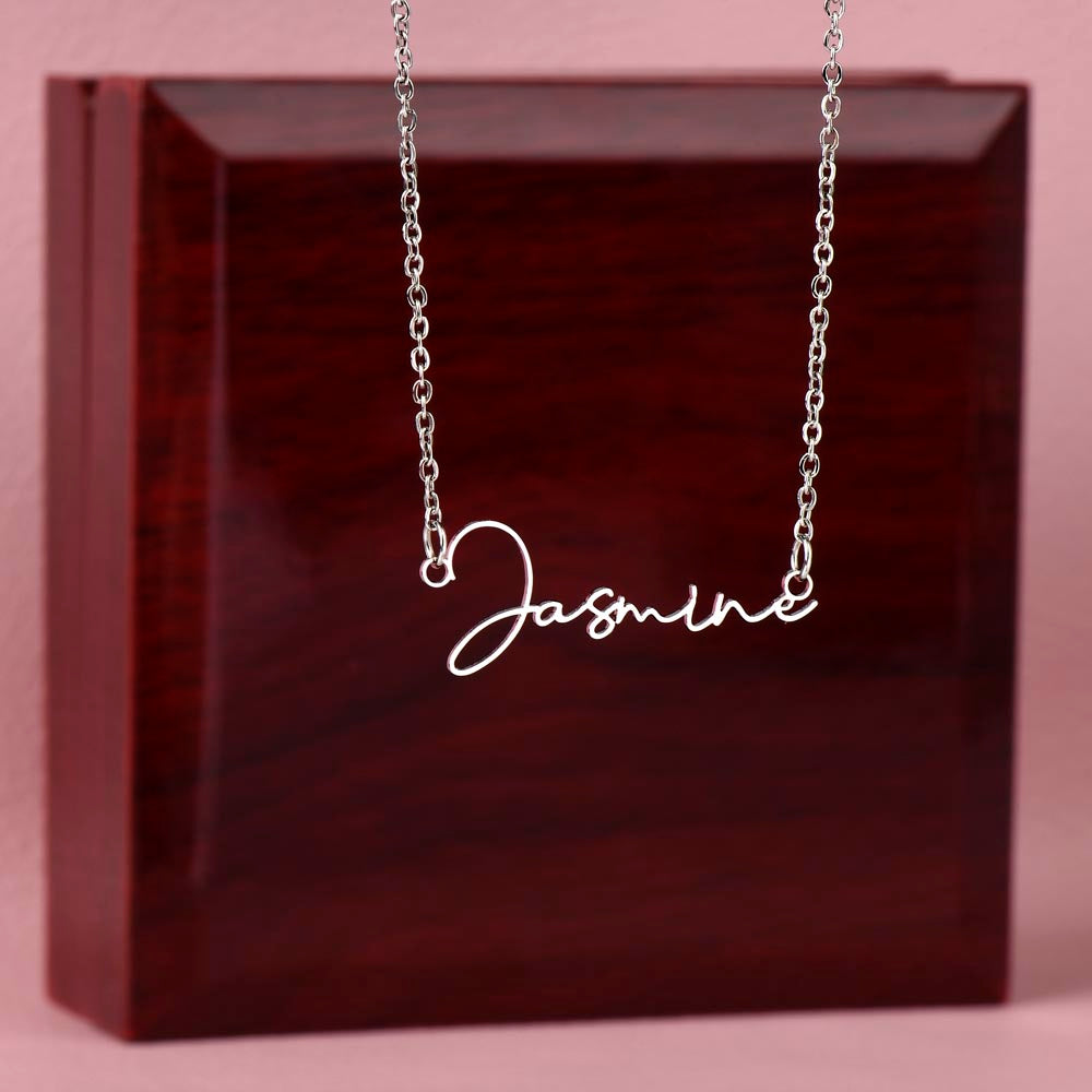 Eternal Elegance - Signature Name Necklace