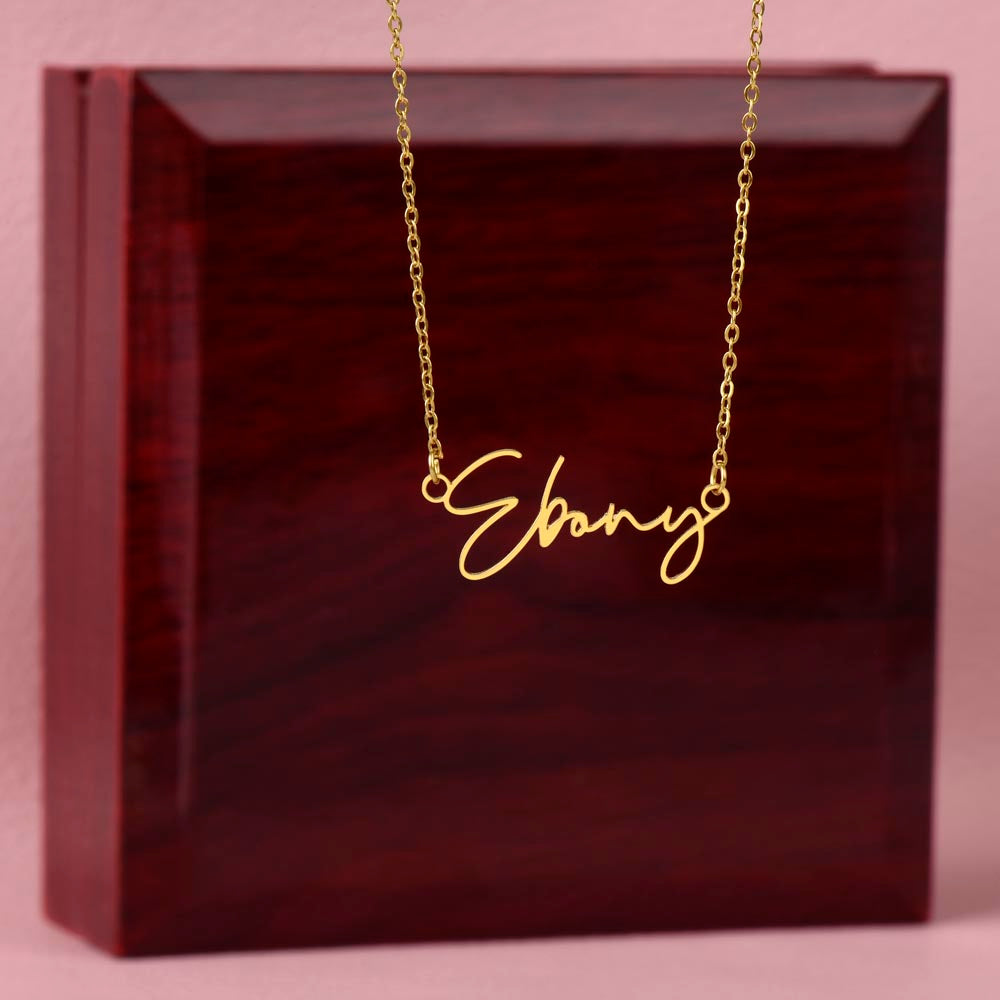 Eternal Elegance - Signature Name Necklace