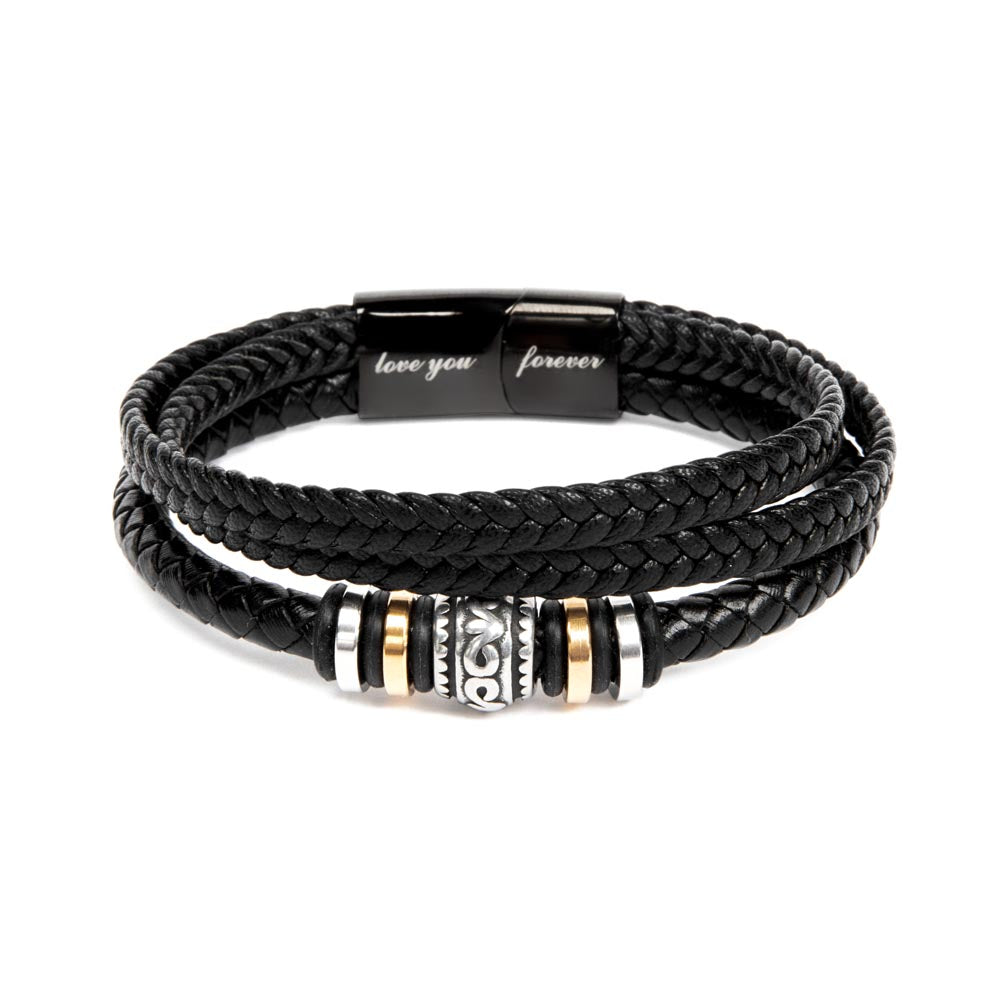 To My Son - Love You Forever Bracelet - A Mother's Unending Love - Gift From Mom