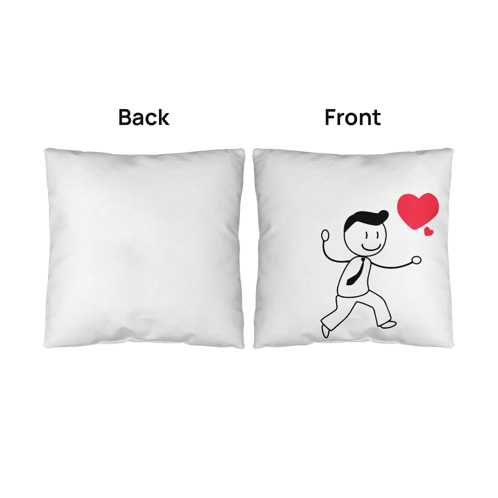 Couples Matching Valentines Day Pillow Mister Love