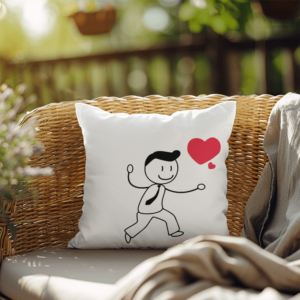 Couples Matching Valentines Day Pillow Mister Love