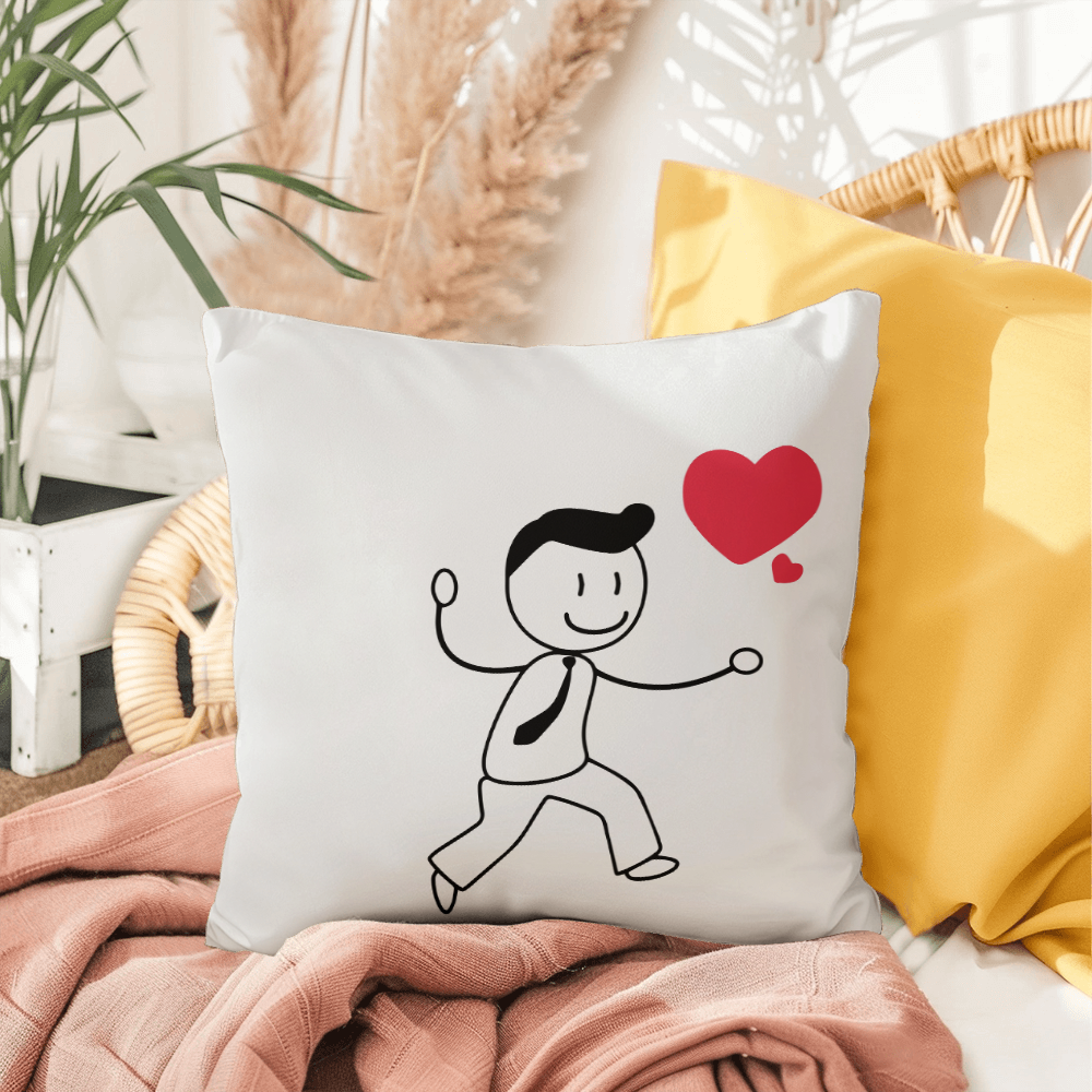 Couples Matching Valentines Day Pillow Mister Love