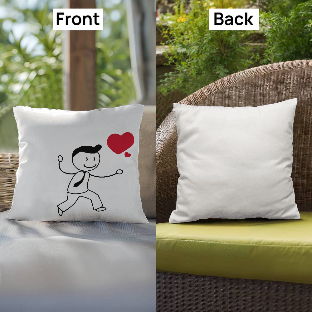 Couples Matching Valentines Day Pillow Mister Love