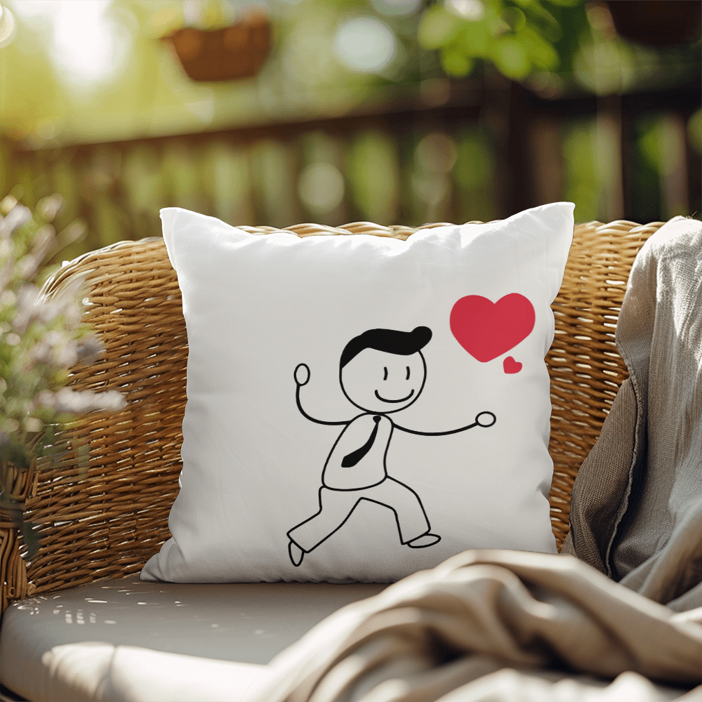 Couples Matching Valentines Day Pillow Mister Love