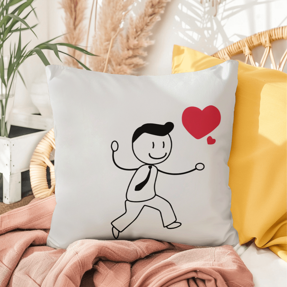 Couples Matching Valentines Day Pillow Mister Love