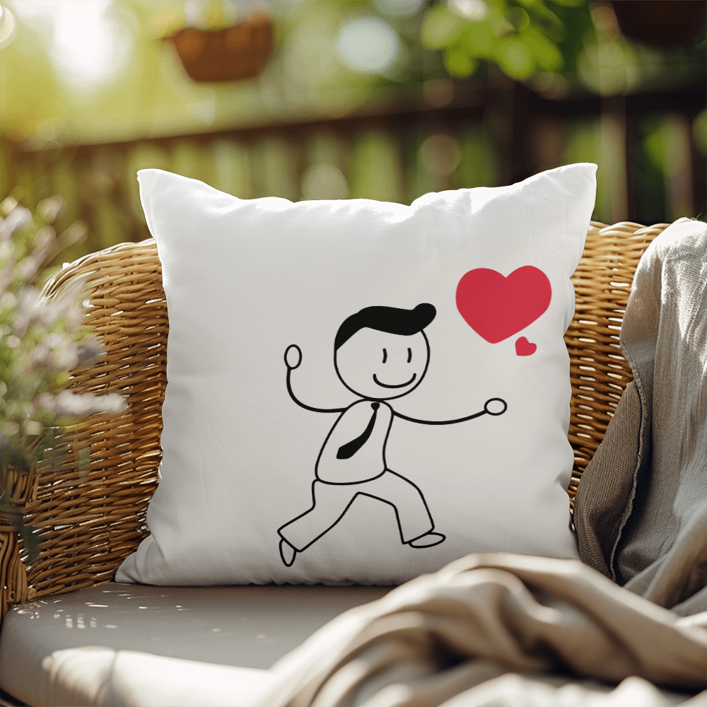 Couples Matching Valentines Day Pillow Mister Love