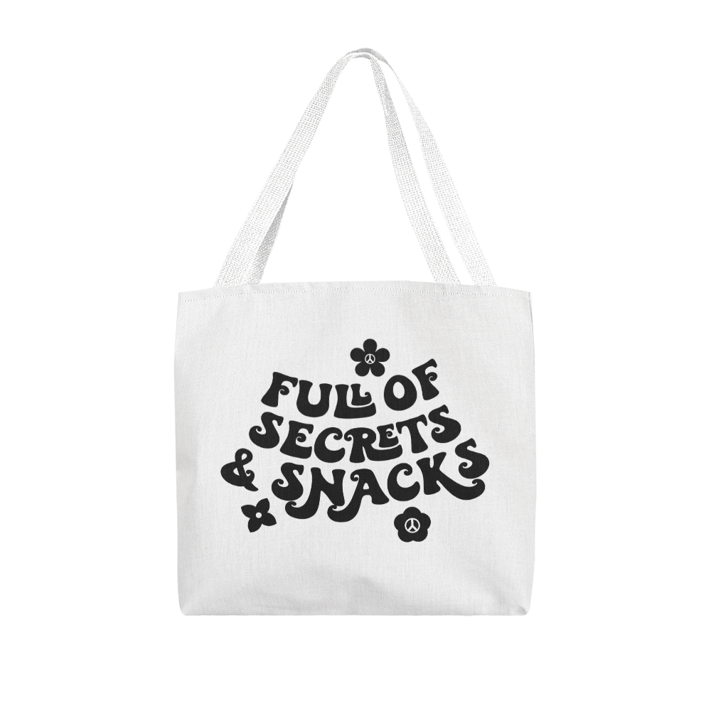 Full of Secrets & Snacks Classic Tote Bag