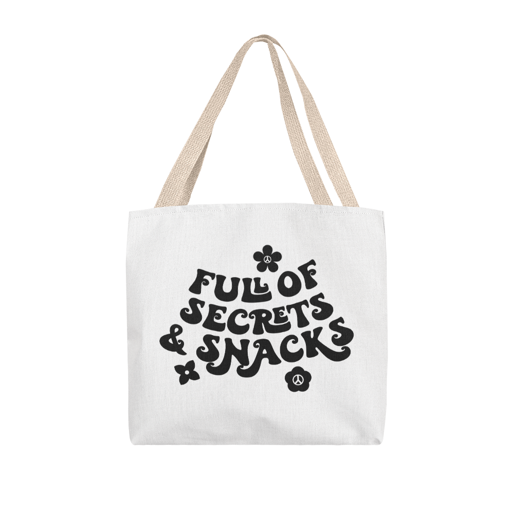 Full of Secrets & Snacks Classic Tote Bag