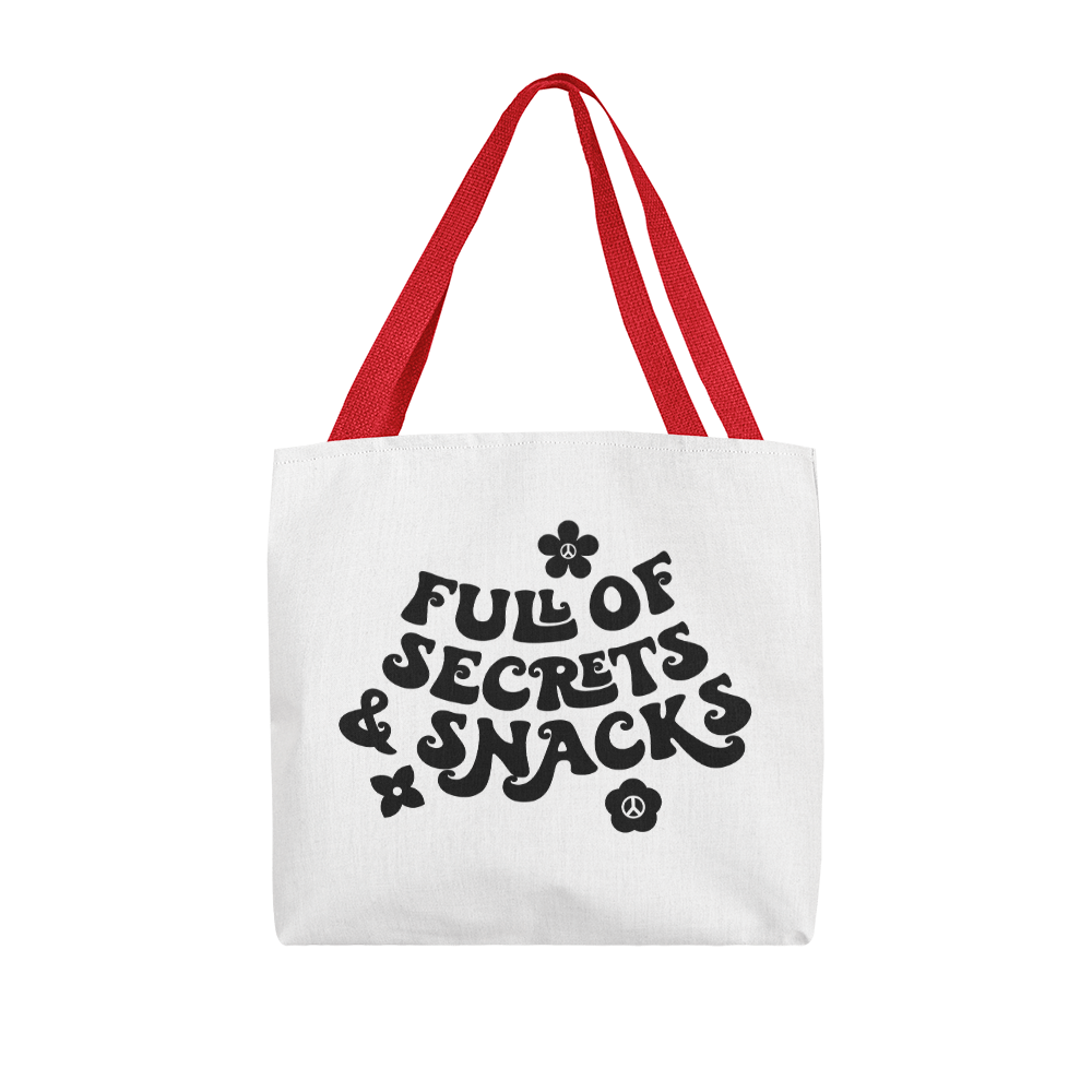Full of Secrets & Snacks Classic Tote Bag