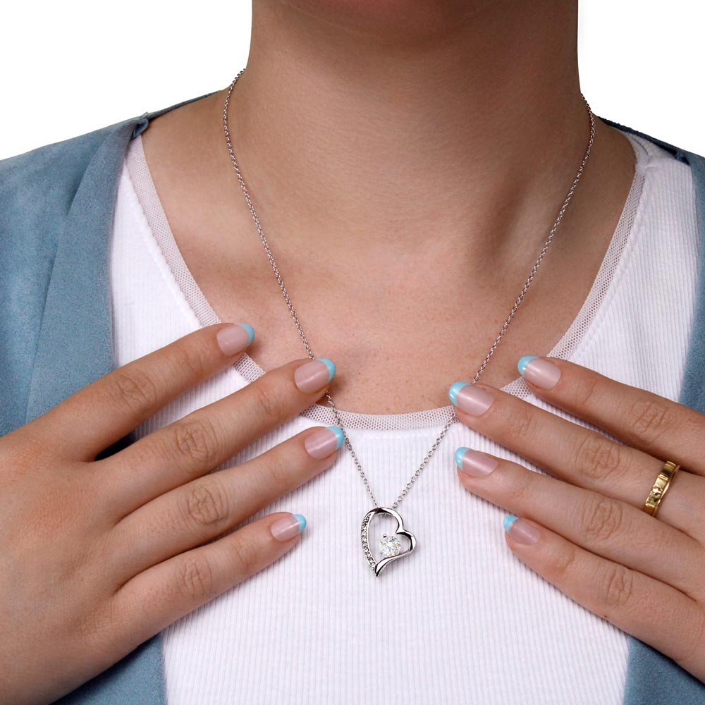 Forever My Daughter Forever Love Necklace Gift from Dad