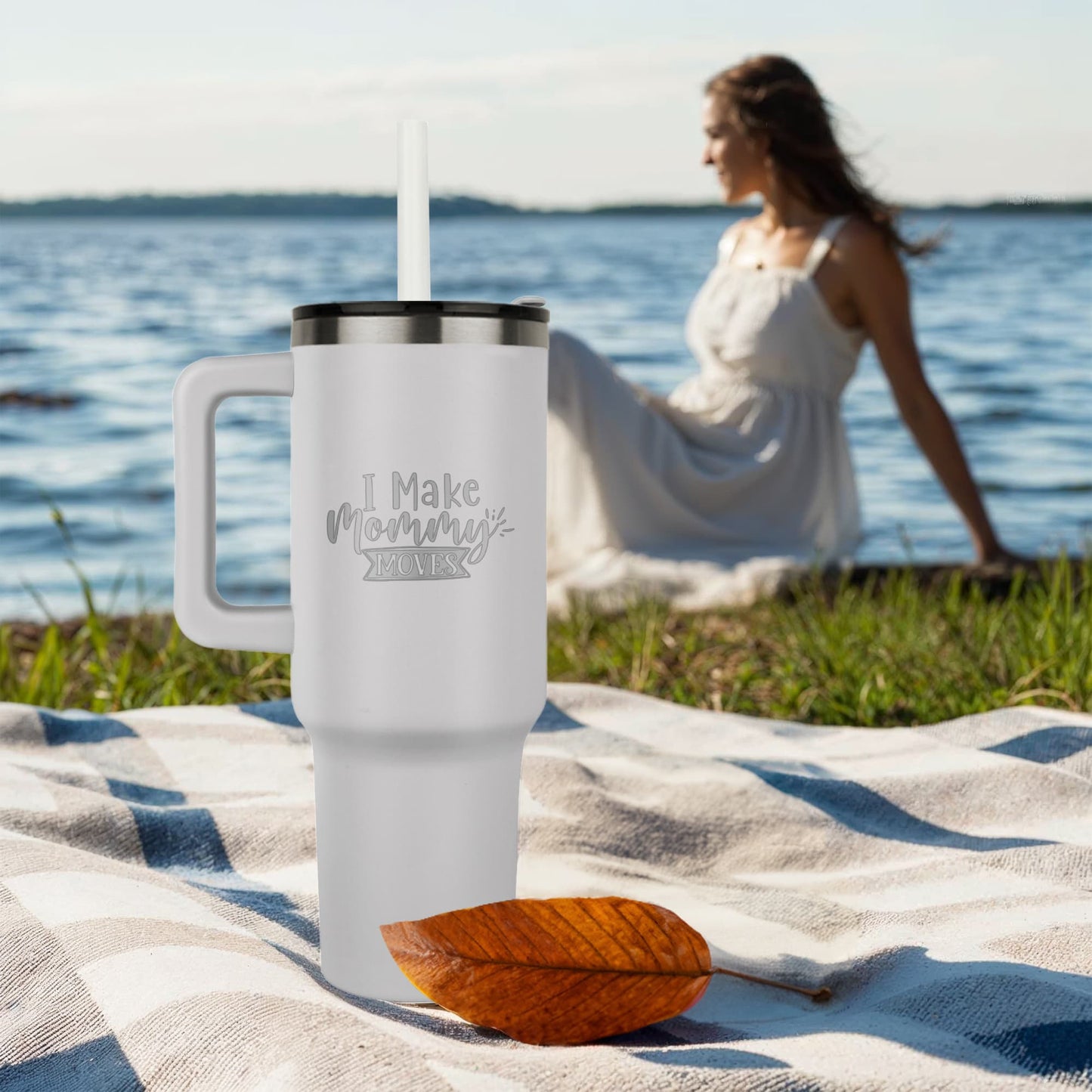 "I Make Mommy Moves" 40oz Tumbler Perfect Gift for Mom