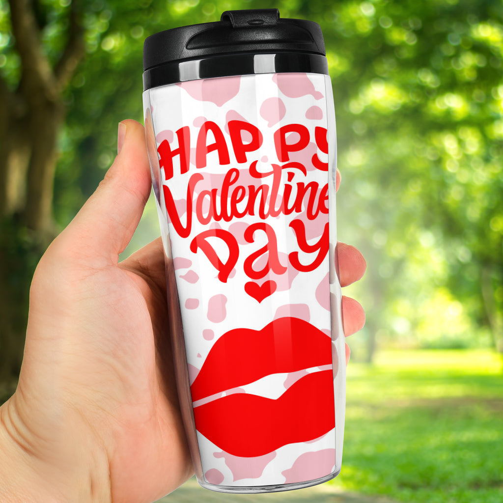 Pucker Up Happy Valentines Day Cup