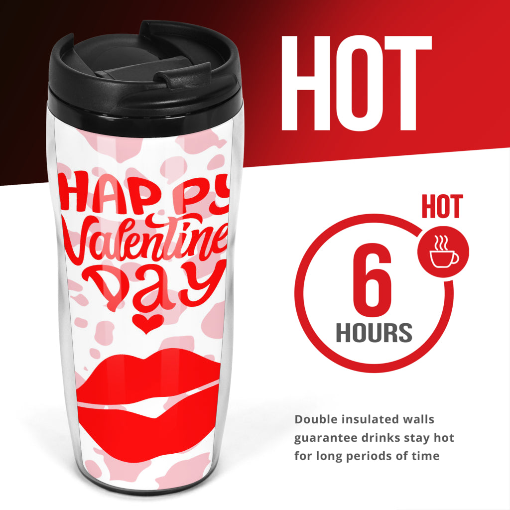 Pucker Up Happy Valentines Day Cup