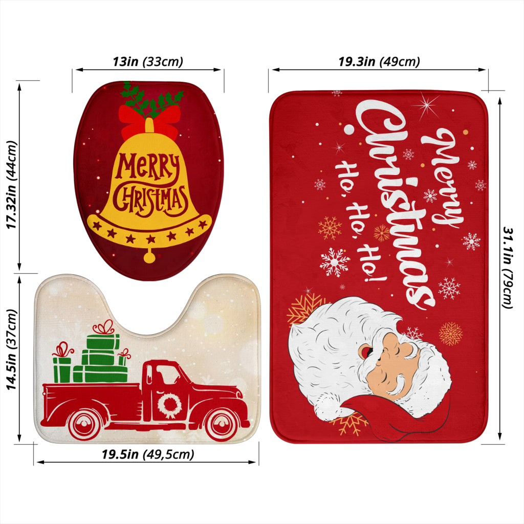 Christmas Holiday Bathroom Set (1)