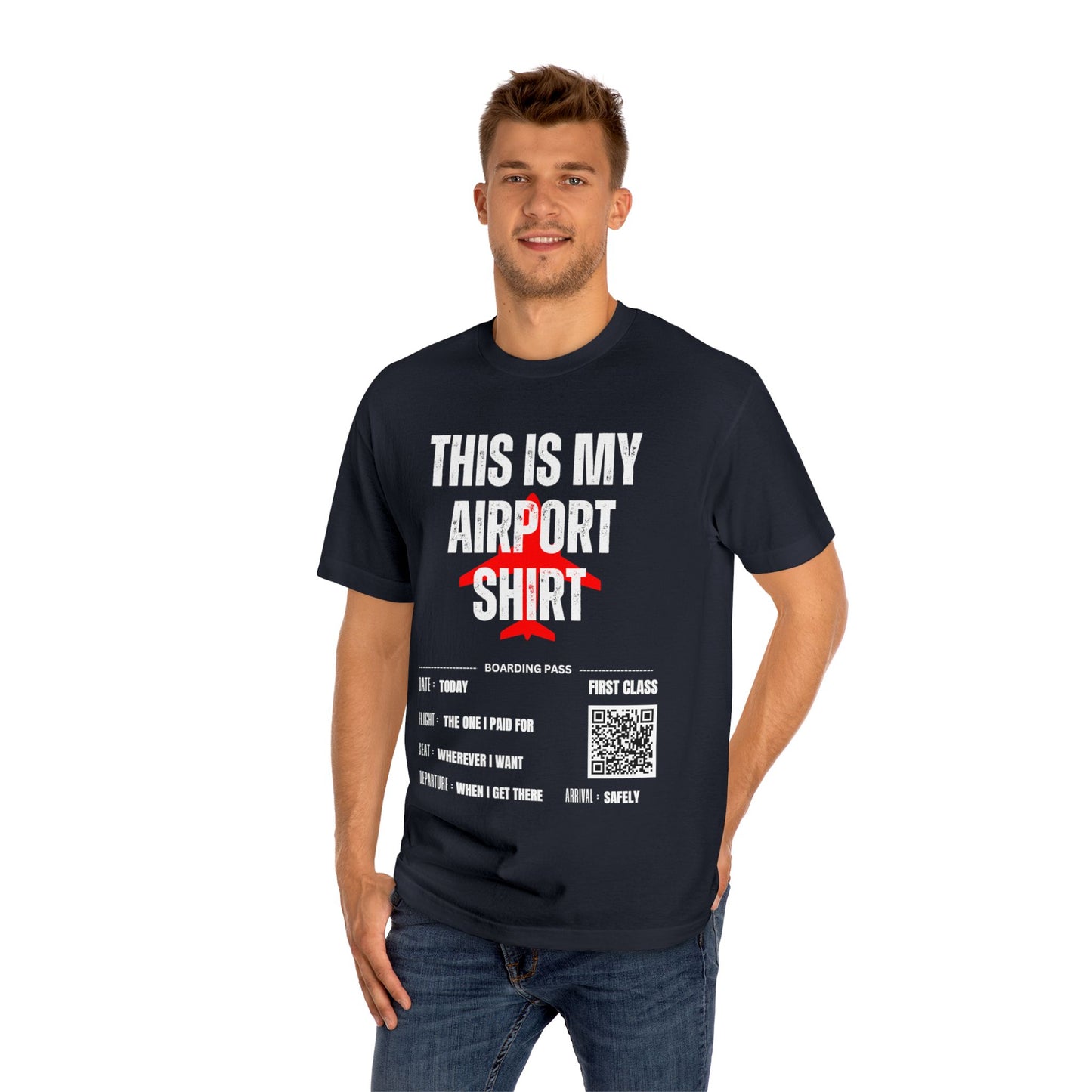 This Is My Airport Shirt Unisex Classic Tee Black