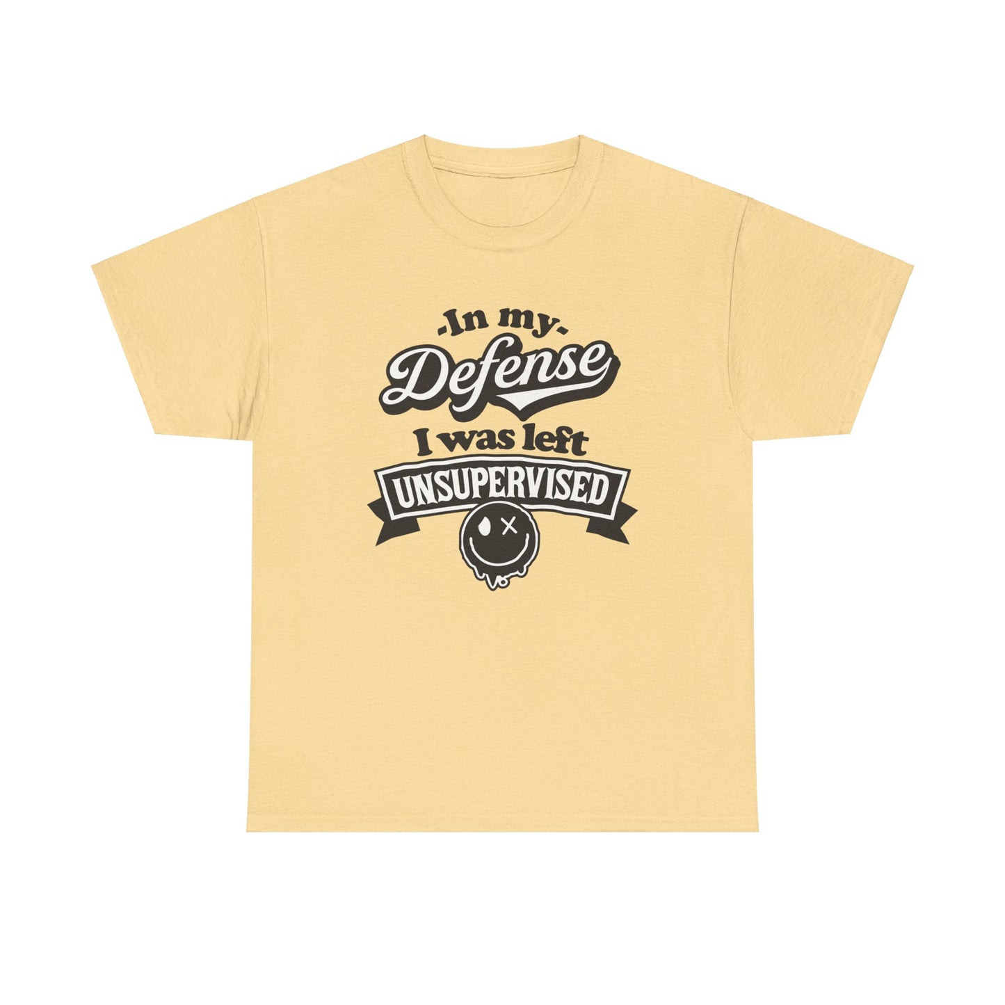 In My Defense Sarcastic Heavy Cotton Tee