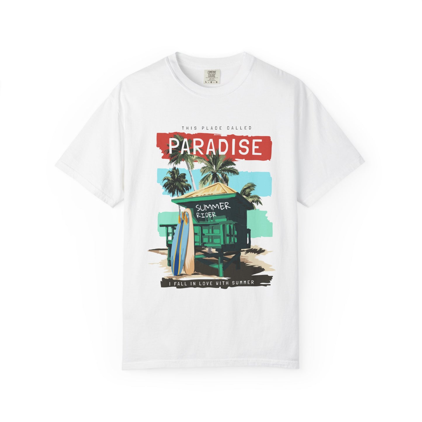 This Place Called Paradise Summer Shirt, Relaxed Beach Vibe, Perfect for Summer Events, Gift for Beach Lovers, Casual Wear, Vacation Apparel