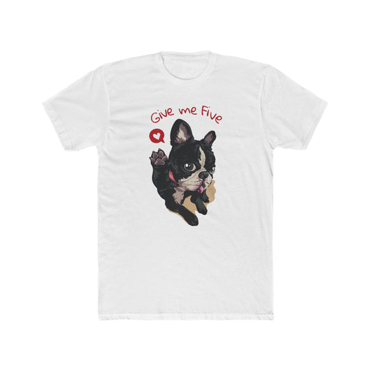 "Give Me Five" Mini Bulldog Graphic Crew Tee