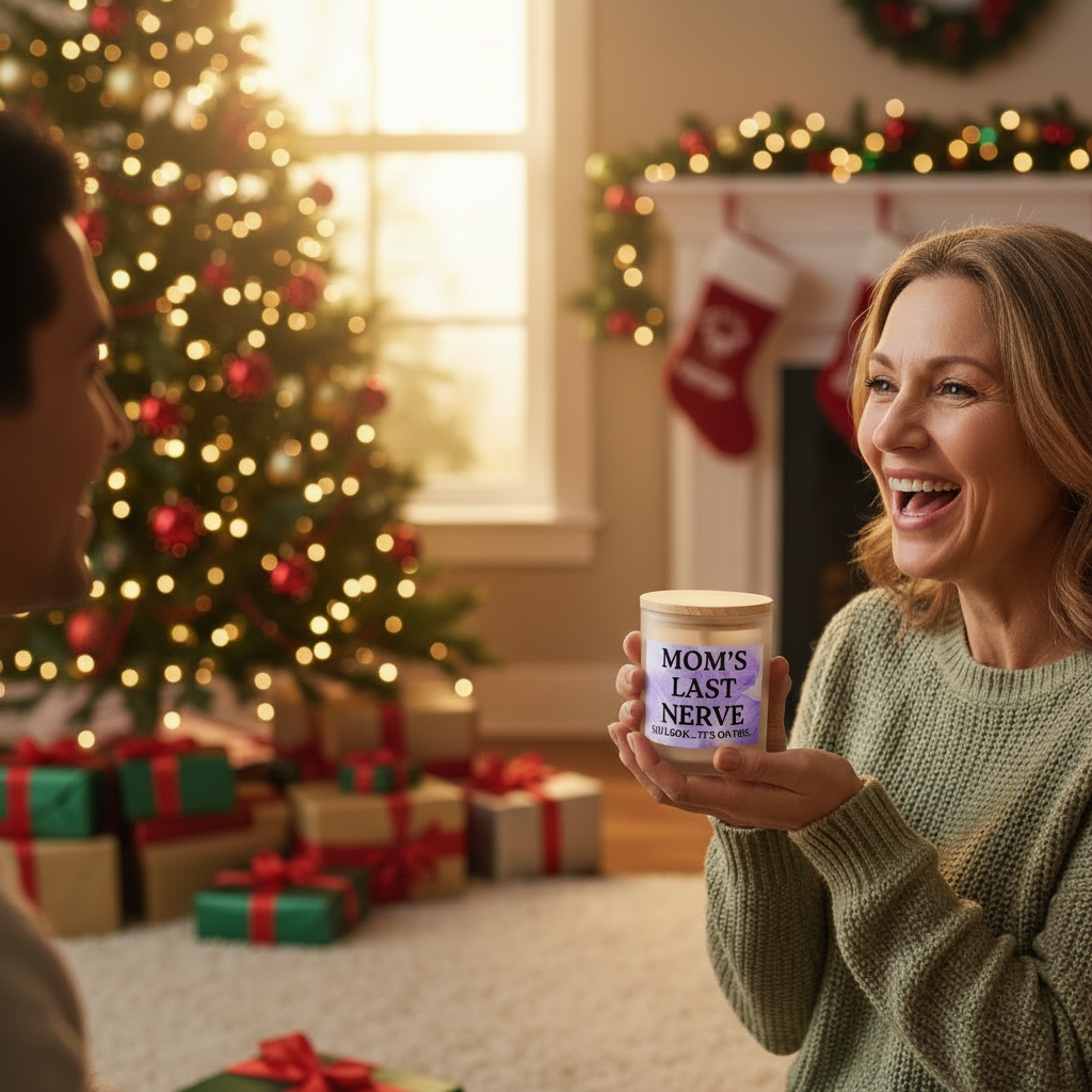 "Mom's Last Nerve" 11oz Frosted Glass