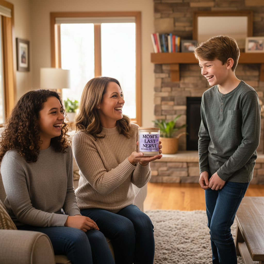 "Mom's Last Nerve" 11oz Frosted Glass