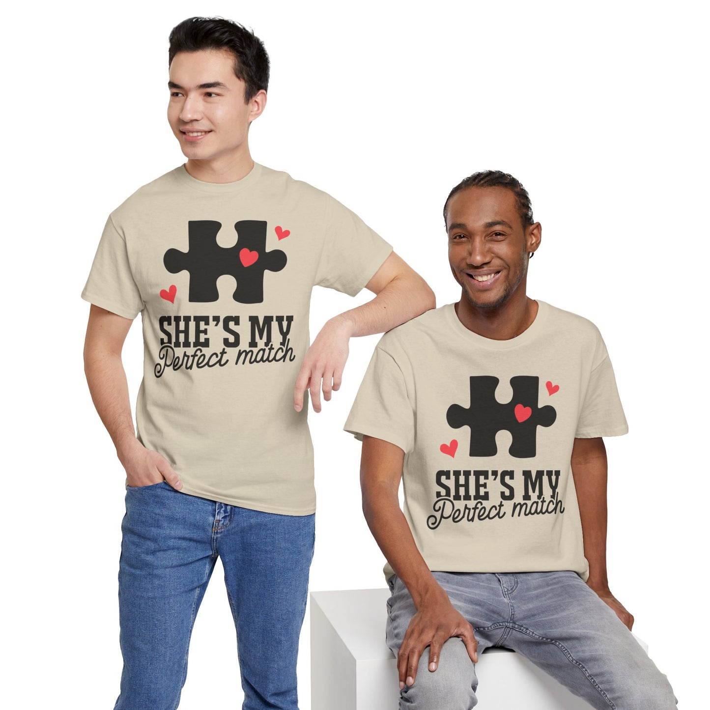 She's My Perfect Match Matching Valentines Day Shirt