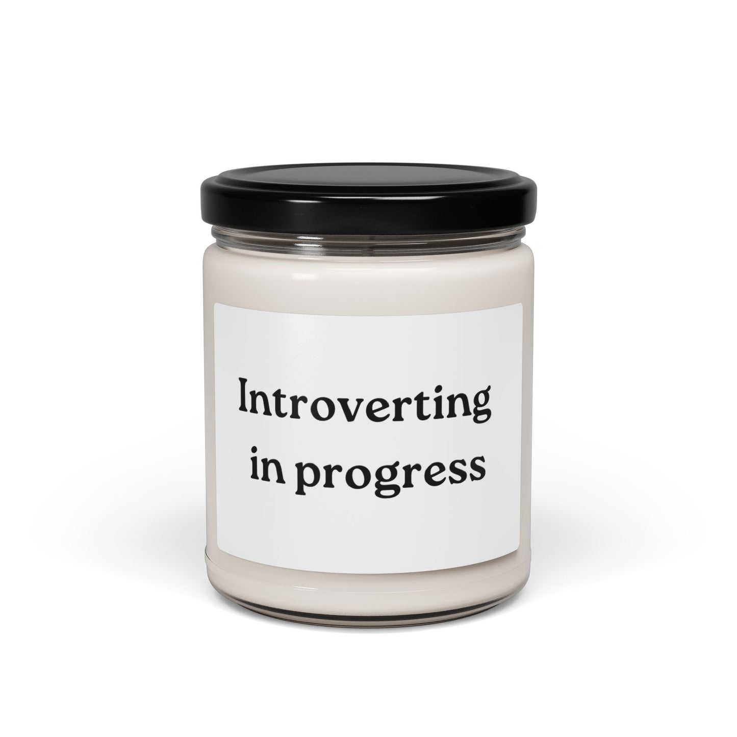 Introverting In Progress Scented Soy Candle, 9oz