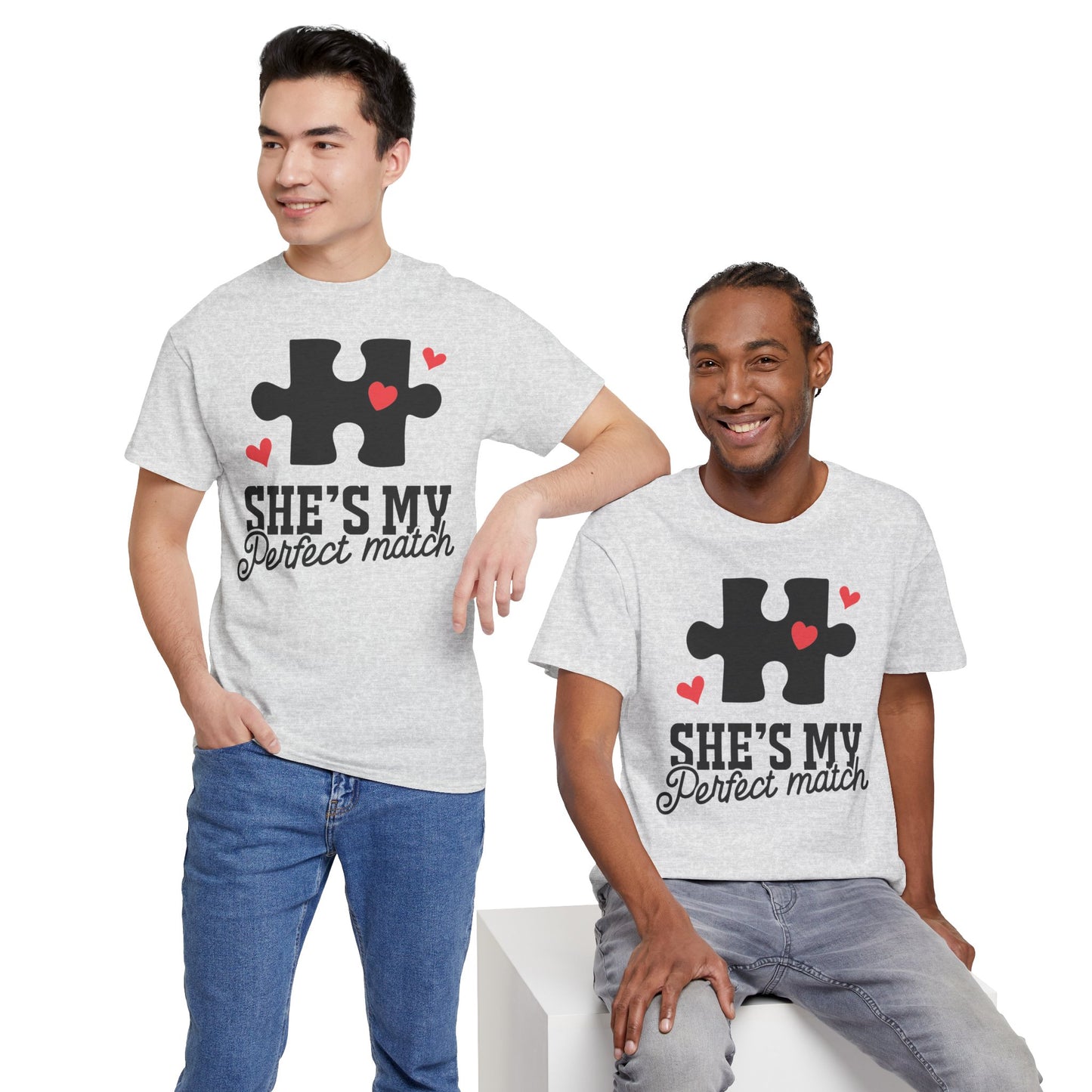 She's My Perfect Match Matching Valentines Day Shirt