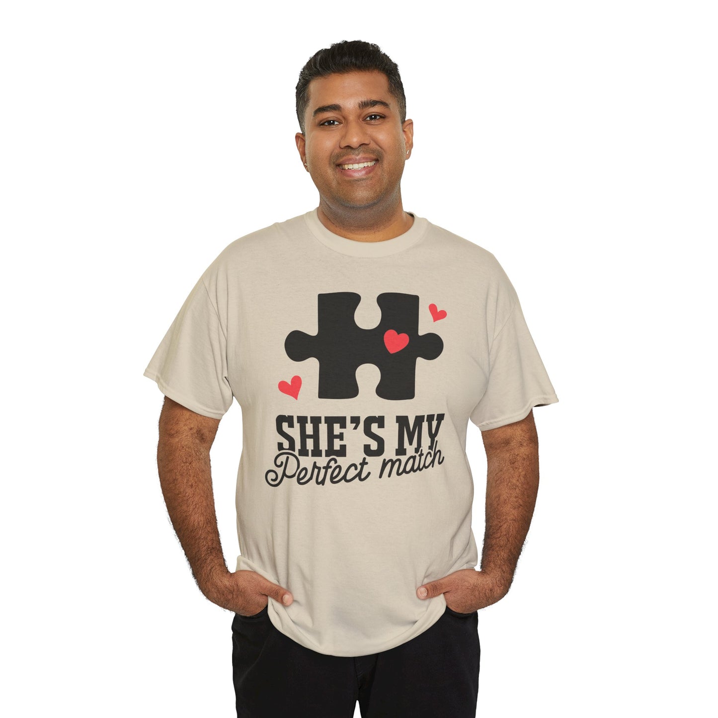 She's My Perfect Match Matching Valentines Day Shirt