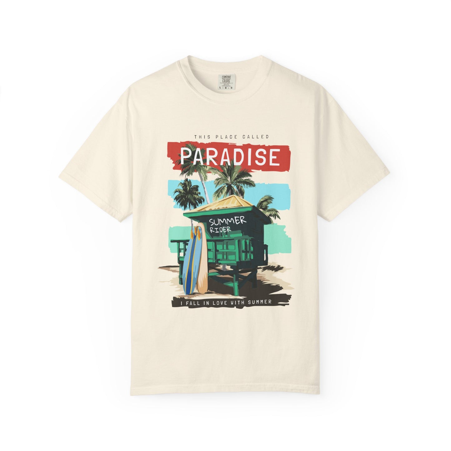 This Place Called Paradise Summer Shirt, Relaxed Beach Vibe, Perfect for Summer Events, Gift for Beach Lovers, Casual Wear, Vacation Apparel