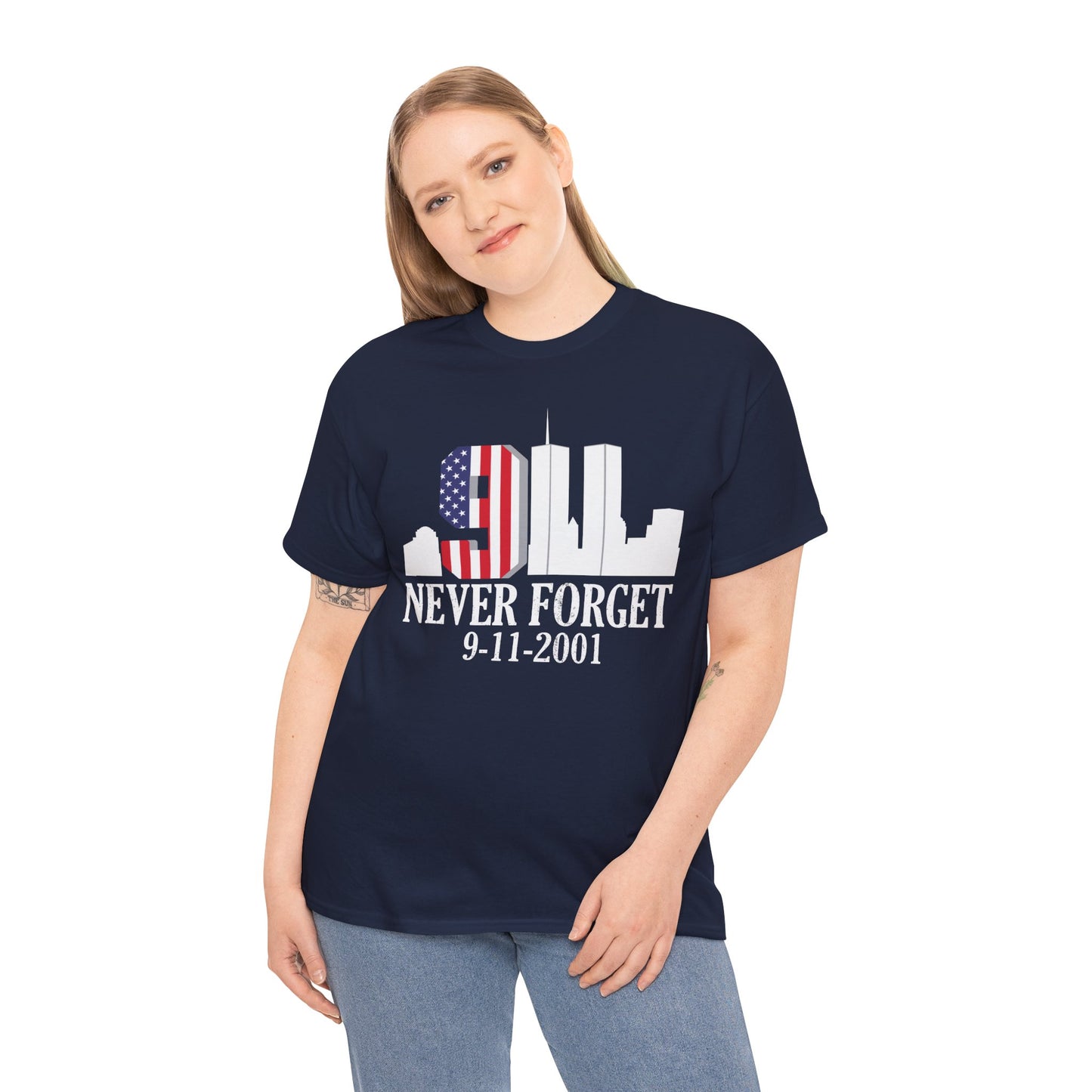 911 Never Forget Unisex Heavy Cotton Tee, Commemorative T-Shirt, September 11th Remembrance, Memorial Day Apparel, Patriot's Day Tee, [...]