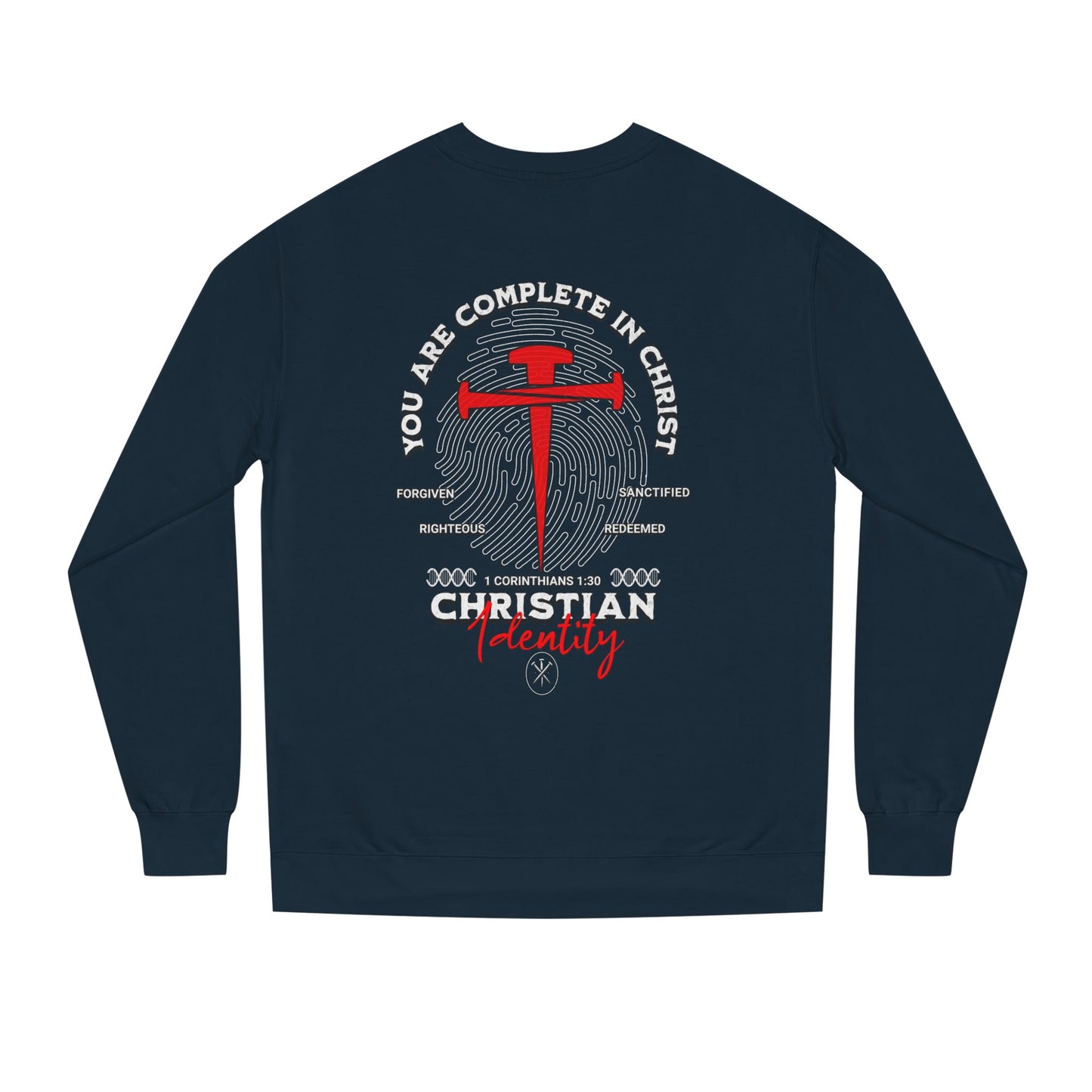 Christian Identity Sweatshirt | Faith Apparel, Inspirational Gifts, Unisex Crew Neck, Religious Sweatshirt, Christian Clothing