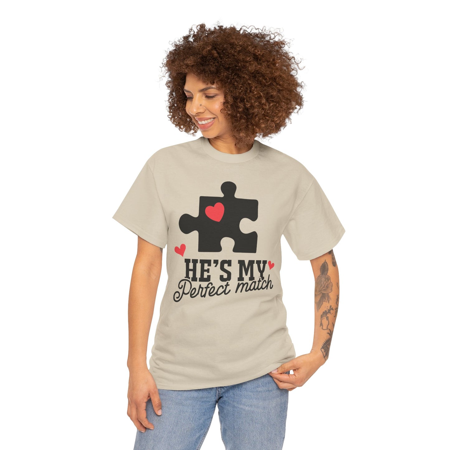 He's My Perfect Match Matching Valentines Day Shirt