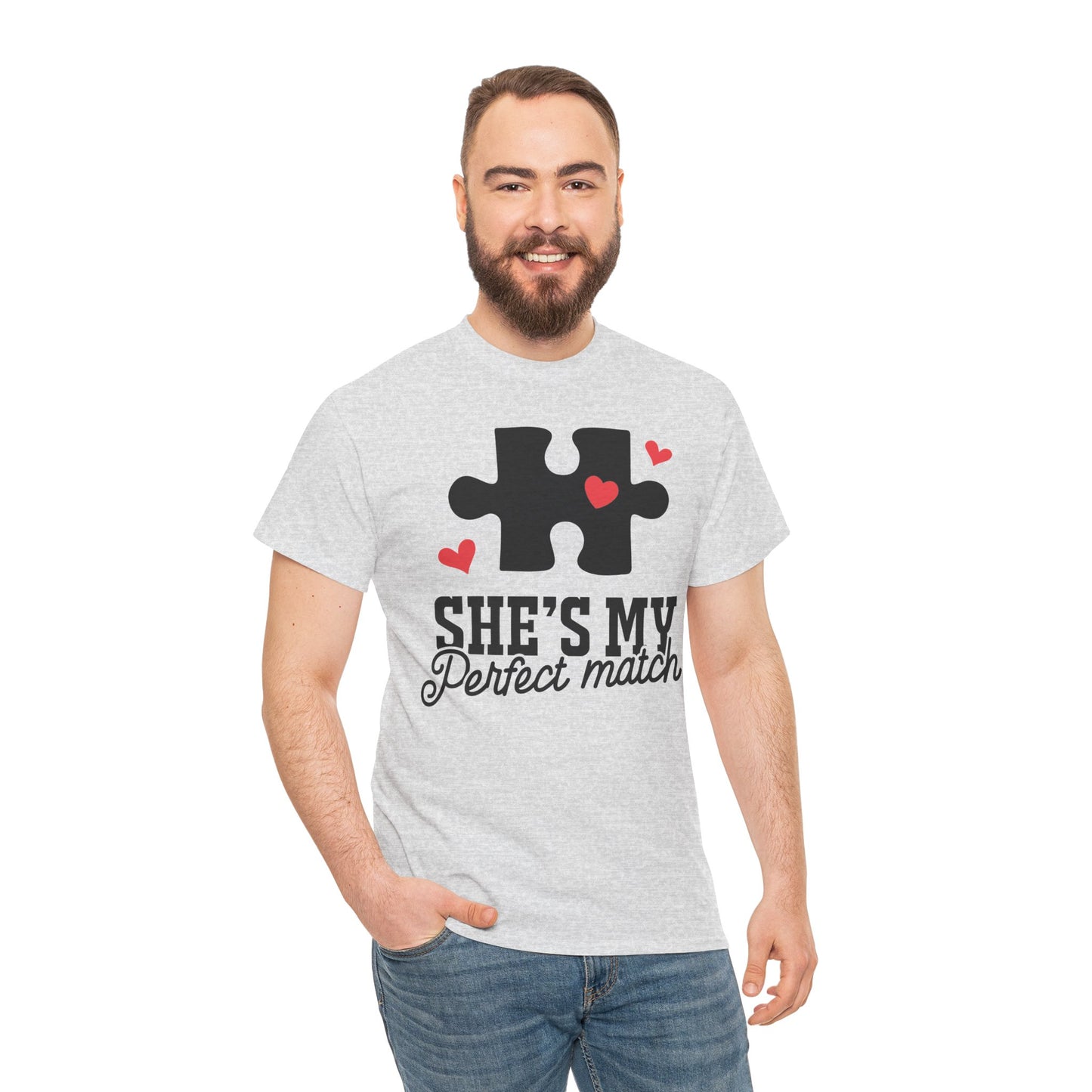 She's My Perfect Match Matching Valentines Day Shirt