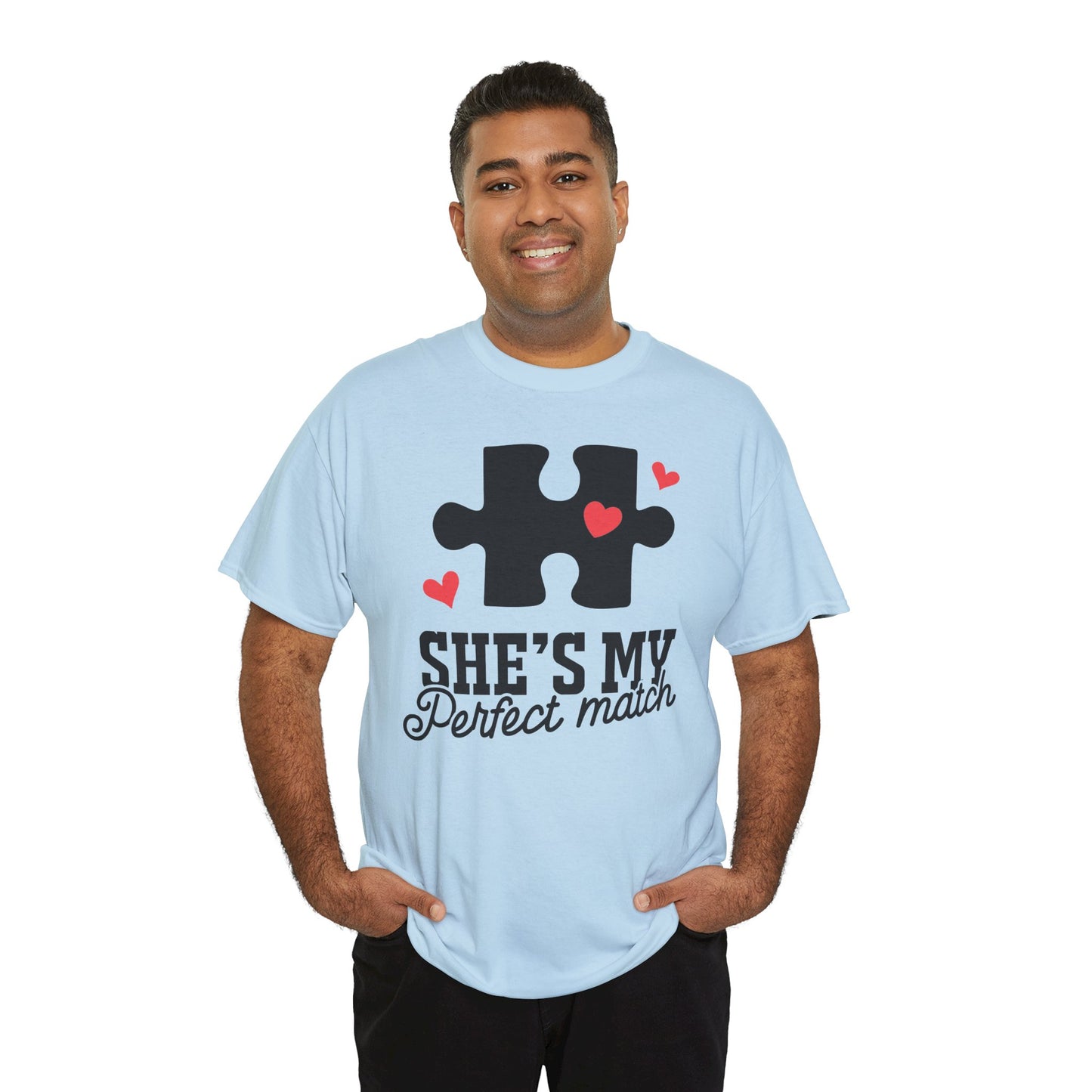 She's My Perfect Match Matching Valentines Day Shirt