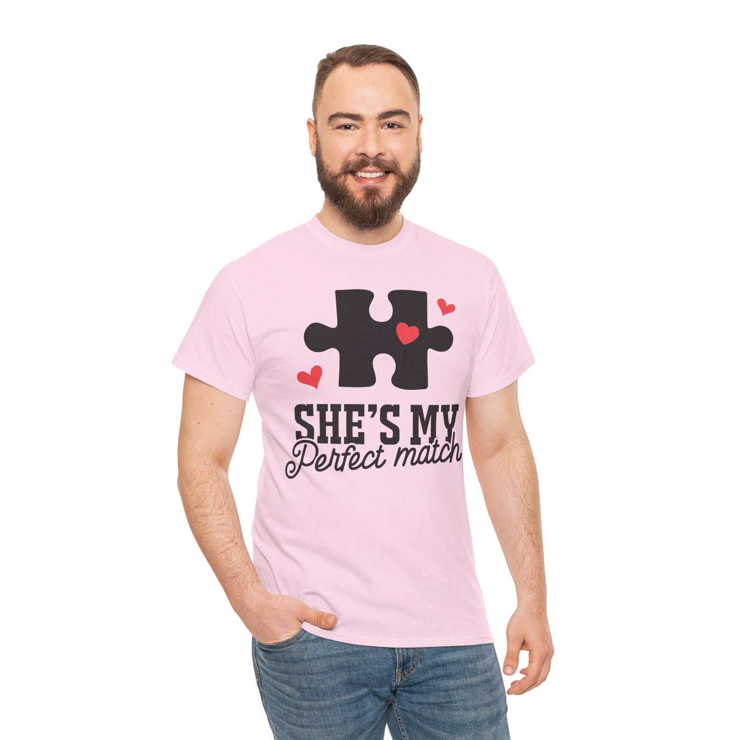 She's My Perfect Match Matching Valentines Day Shirt