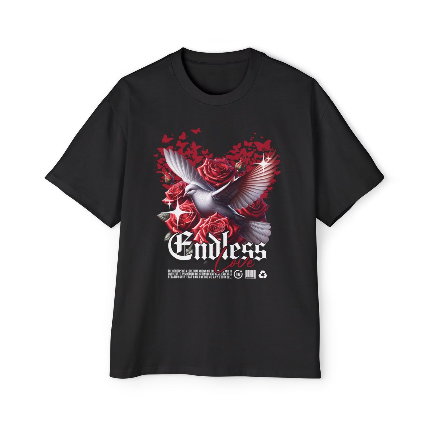 Endless Love Graphic Men's Heavy Oversized Tee