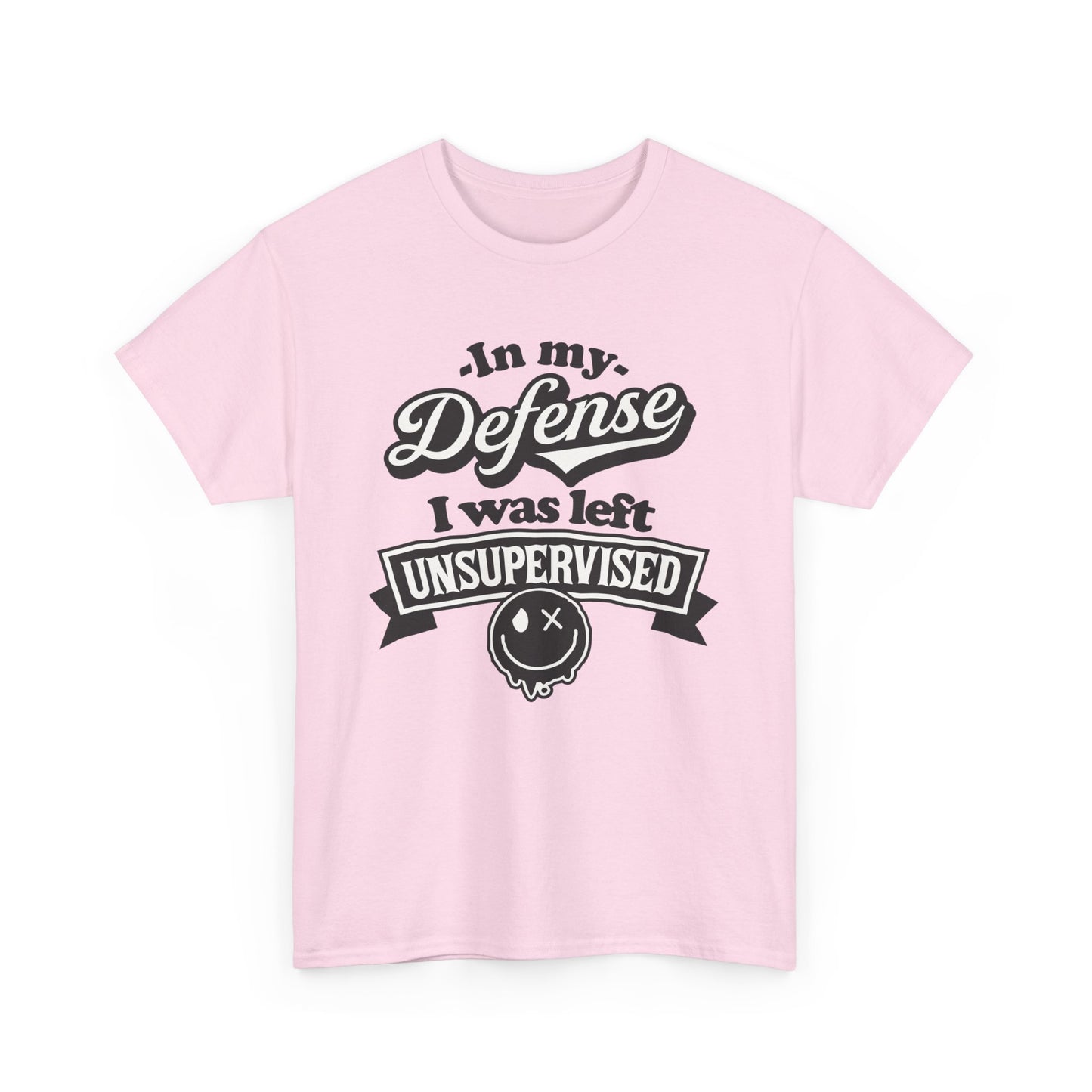 In My Defense Sarcastic Heavy Cotton Tee