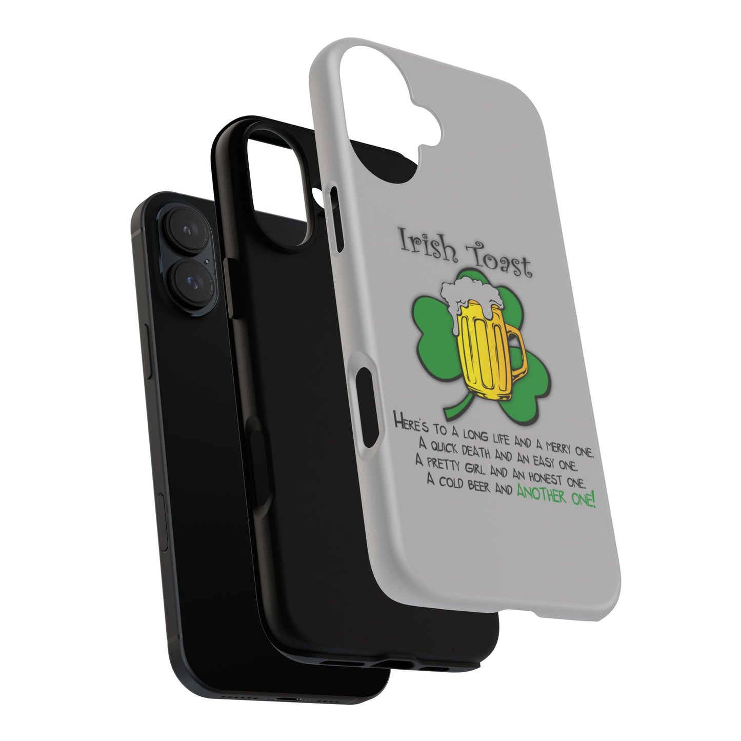 Irish Toast Beer Mug Phone Case - Tough, Fun, St. Patrick's Day Gift