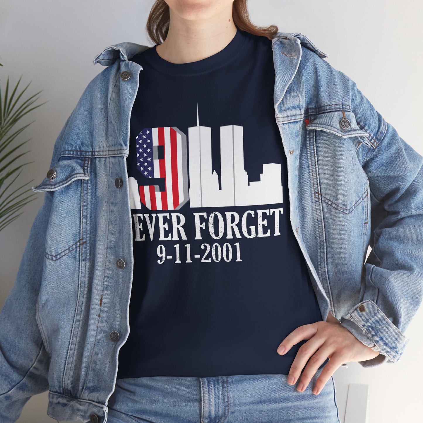 911 Never Forget Unisex Heavy Cotton Tee, Commemorative T-Shirt, September 11th Remembrance, Memorial Day Apparel, Patriot's Day Tee, [...]