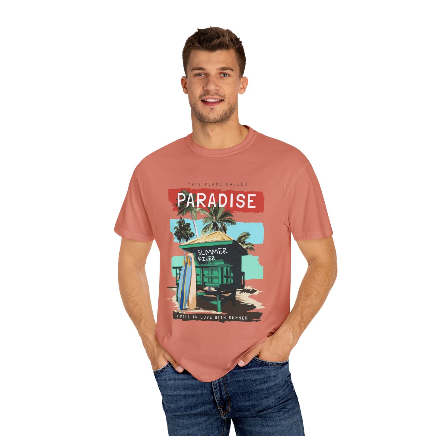 This Place Called Paradise Summer Shirt, Relaxed Beach Vibe, Perfect for Summer Events, Gift for Beach Lovers, Casual Wear, Vacation Apparel