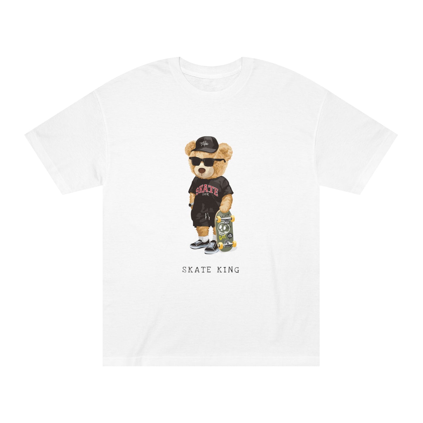 Skate King Teddy Bear Graphic Unisex Classic Tee