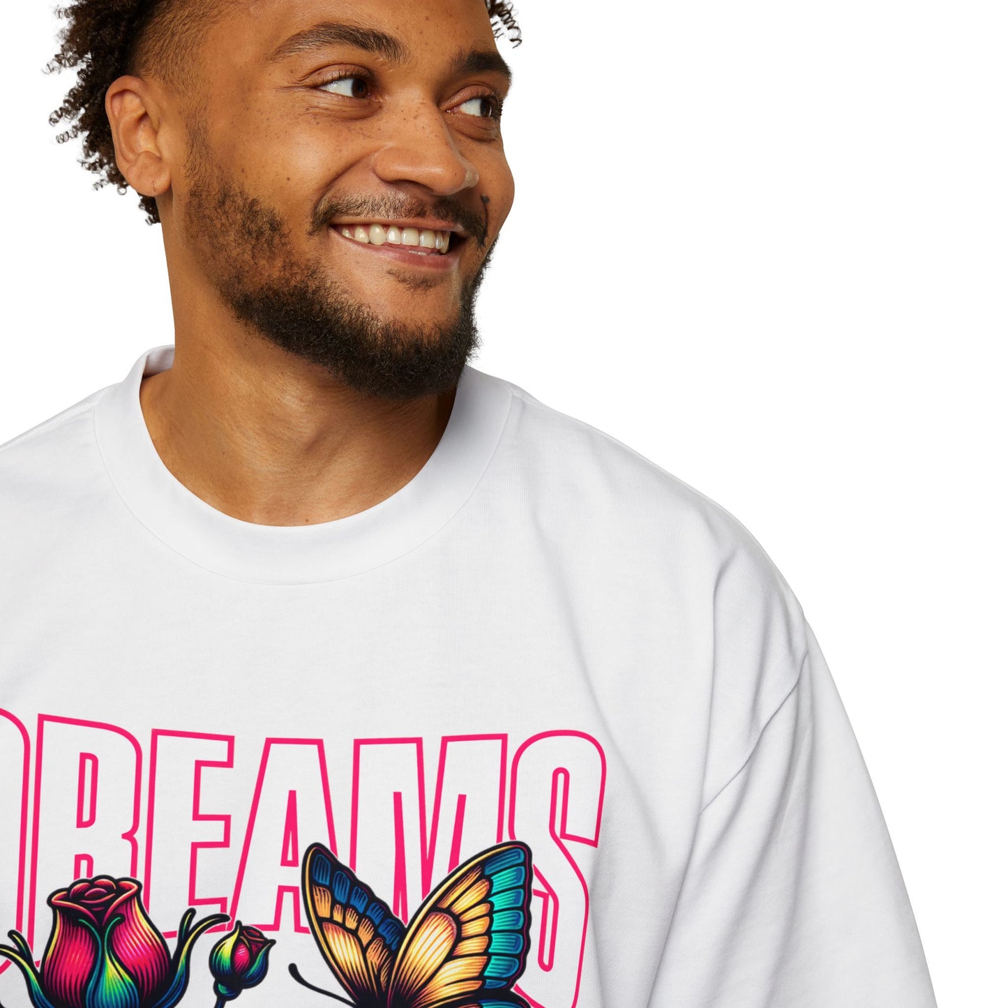 Boundless Dreams: Imagination Takes Flight Men's Heavy Oversized Tee