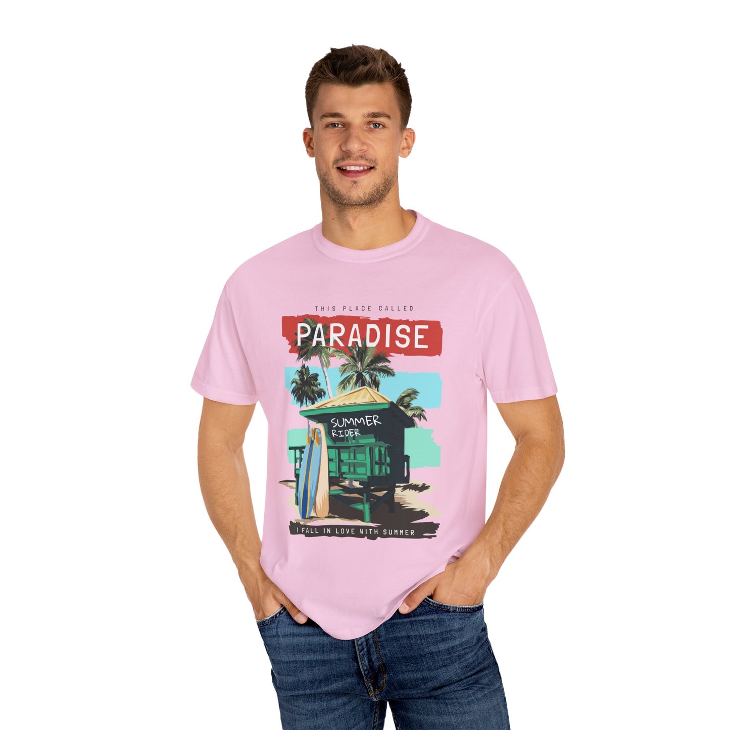 This Place Called Paradise Summer Shirt, Relaxed Beach Vibe, Perfect for Summer Events, Gift for Beach Lovers, Casual Wear, Vacation Apparel