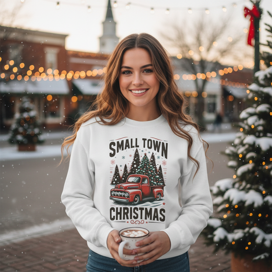 Small Town Christmas Unisex Sweatshirt