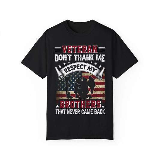 Veteran Respect Memorial Day T-Shirt