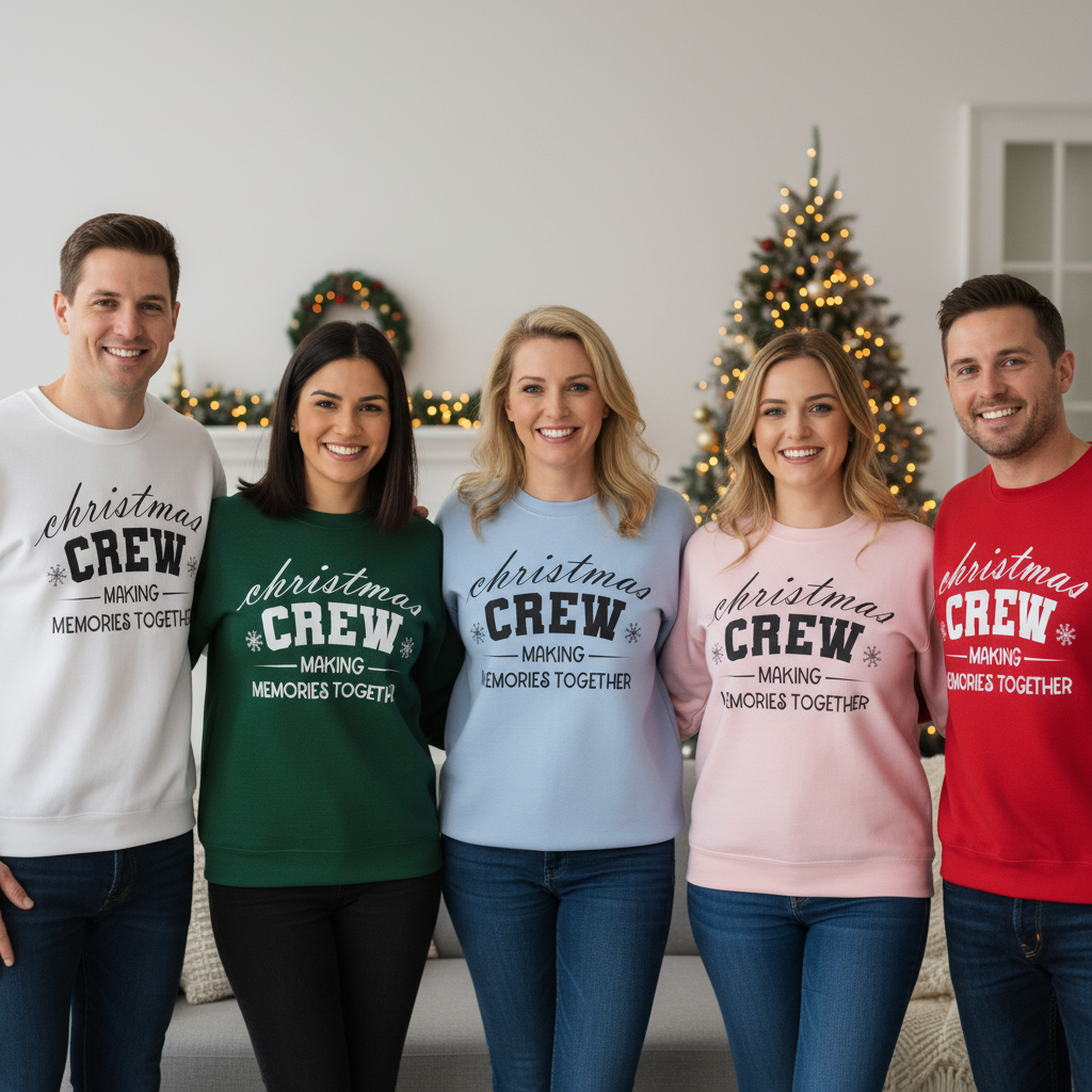 Christmas Crew Making Memories Together Unisex Heavy Blend™ Crewneck Sweatshirt