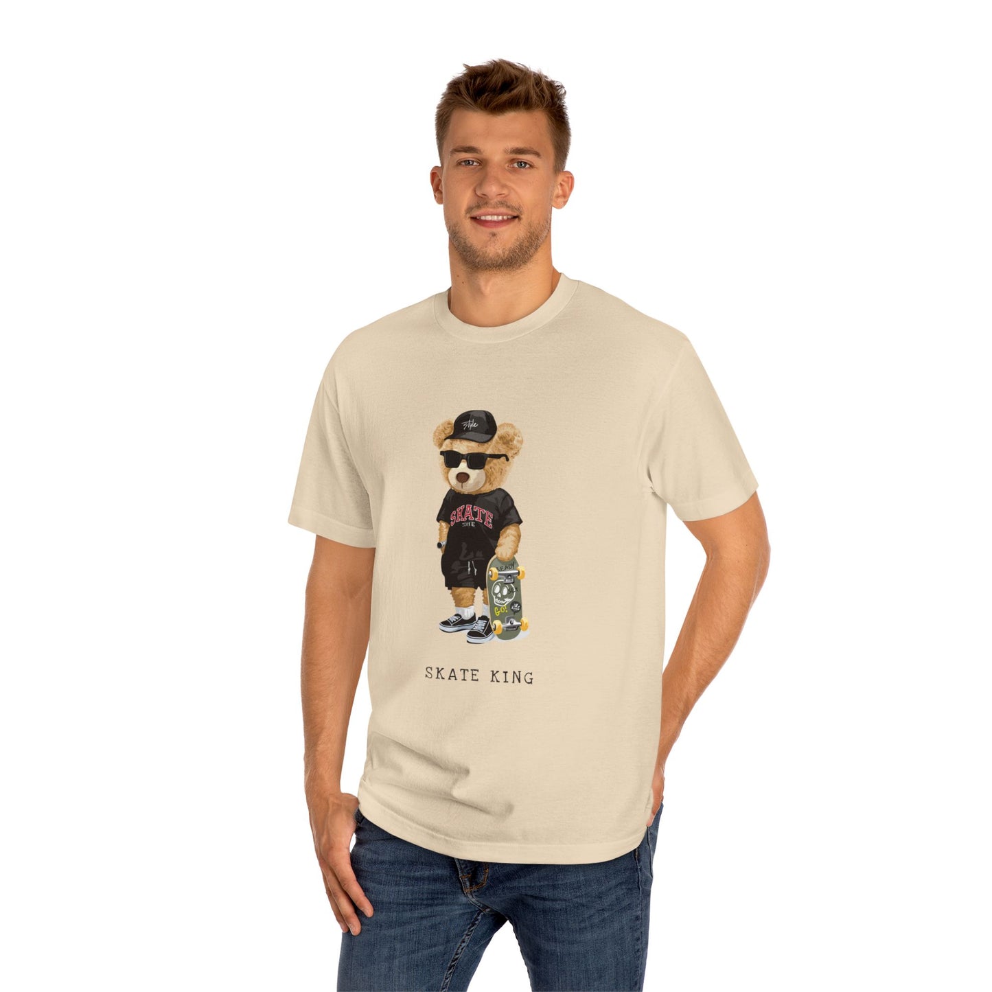 Skate King Teddy Bear Graphic Unisex Classic Tee