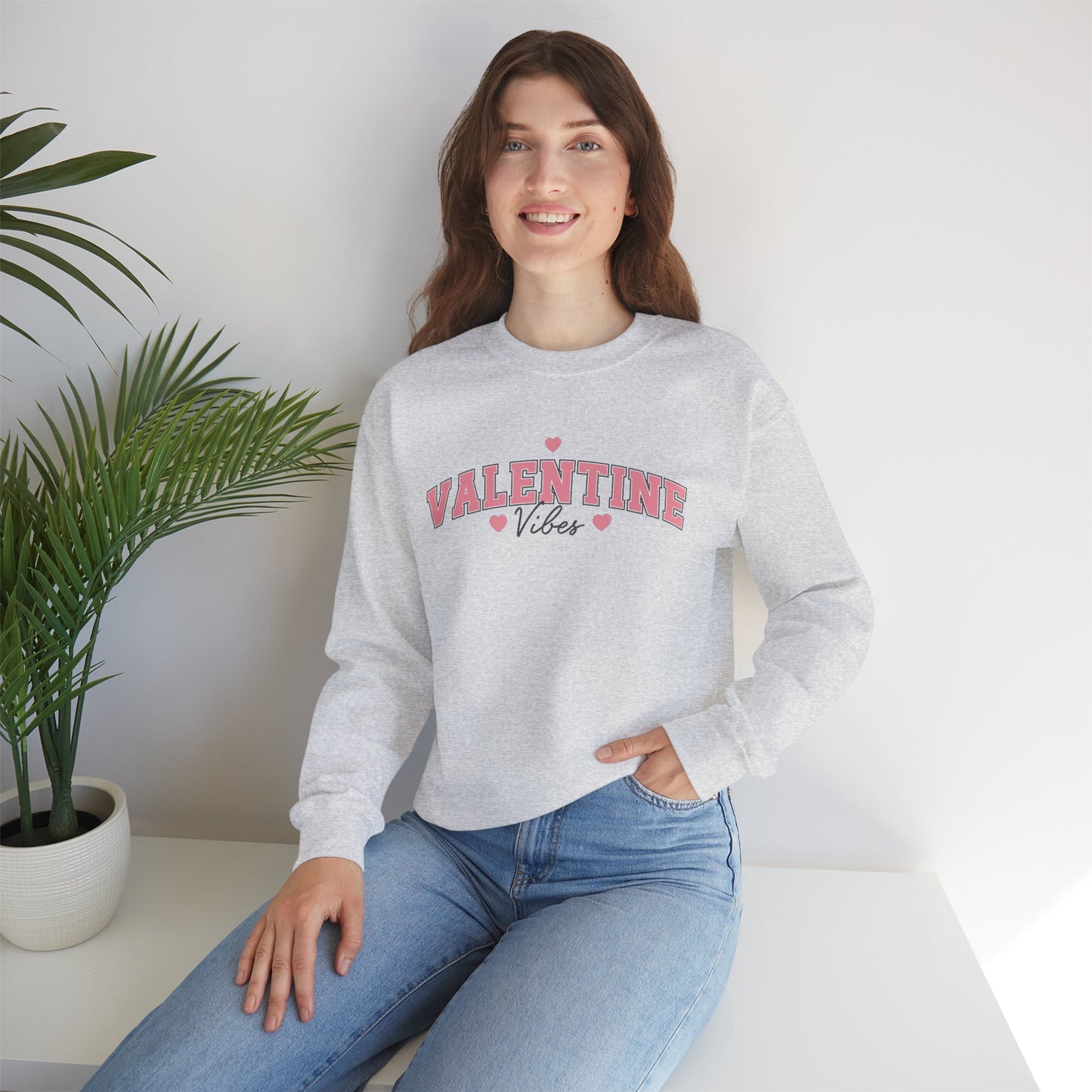 Valentine Vibes Crewneck Sweatshirt